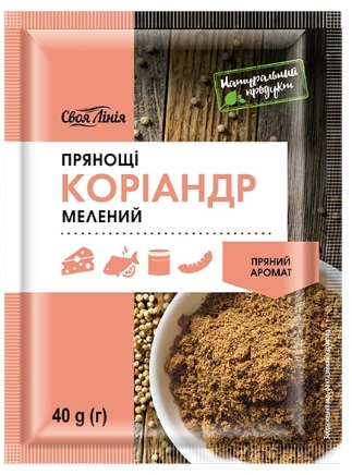 Коріандр мелений Своя Лінія 40г